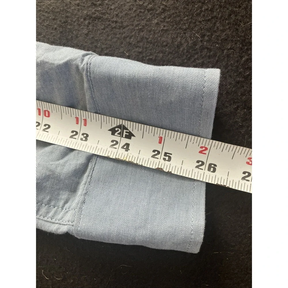 Singer‎ and Sargent Mens Size L Blue Long Sleeve Shirt